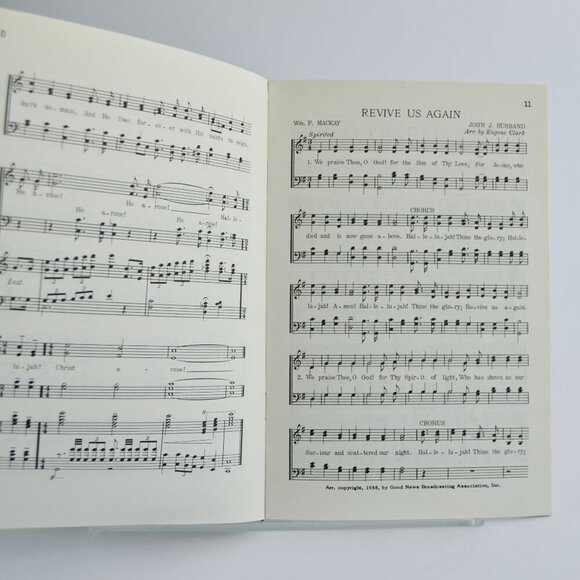 Choir Arrangements Back to the Bible Choir Book Vintage Eugene Clark - Picture 4 of 4